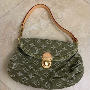 Louis Vuitton Mini Pleated Denim bag